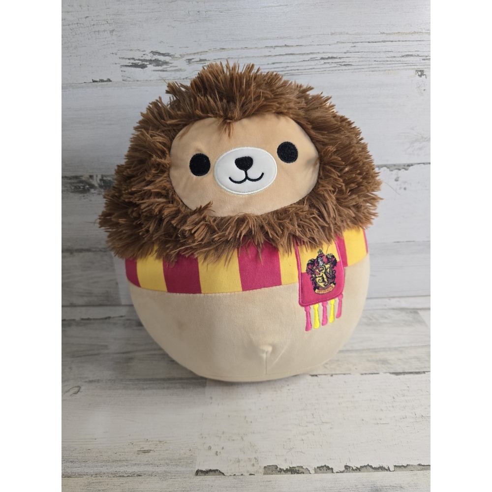 Squishmallows Harry Potter Gryffindor Lion Plush 10 Inch Wizarding World Toy